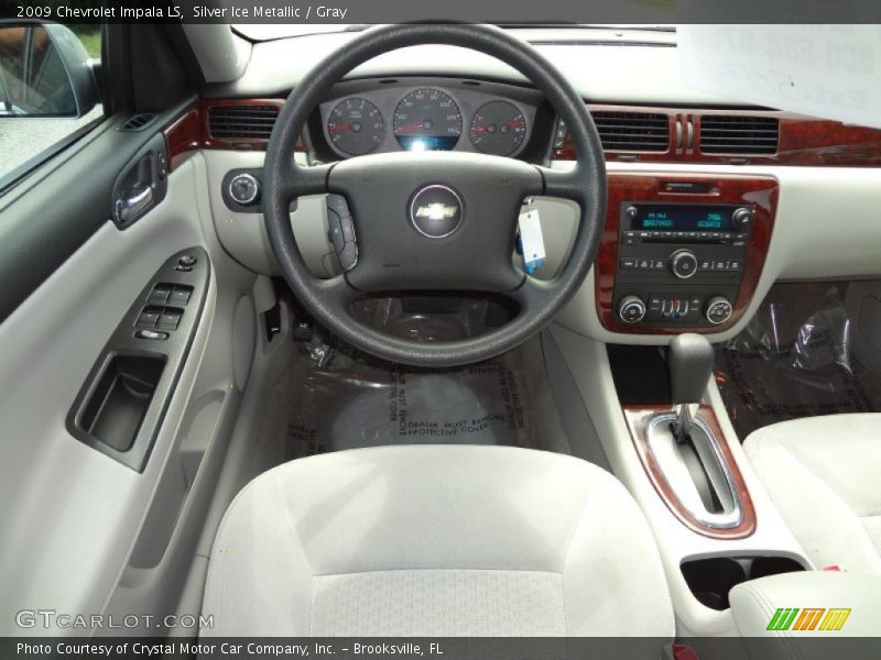 Silver Ice Metallic / Gray 2009 Chevrolet Impala LS
