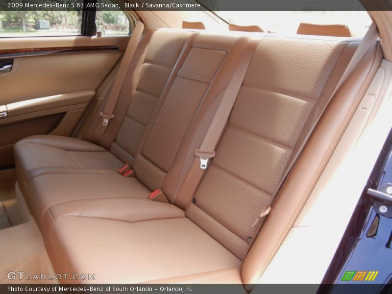 Black / Savanna/Cashmere 2009 Mercedes-Benz S 63 AMG Sedan