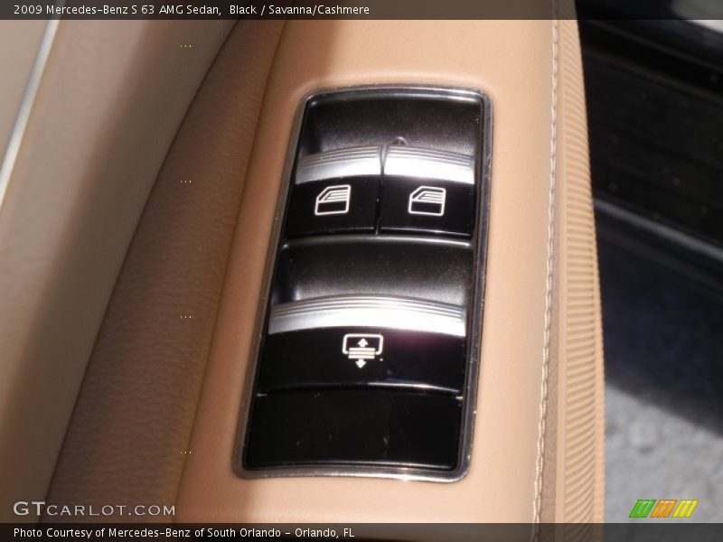Black / Savanna/Cashmere 2009 Mercedes-Benz S 63 AMG Sedan