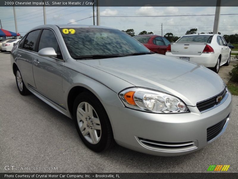 Silver Ice Metallic / Gray 2009 Chevrolet Impala LS