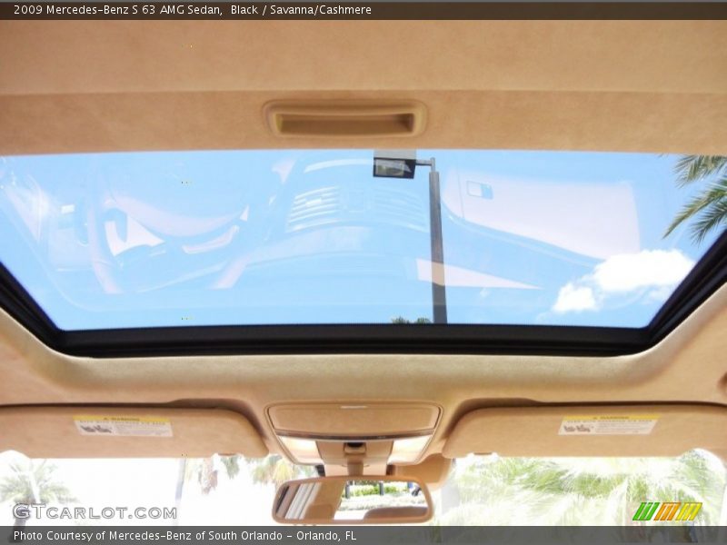 Black / Savanna/Cashmere 2009 Mercedes-Benz S 63 AMG Sedan