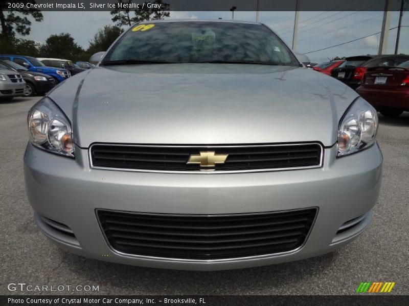 Silver Ice Metallic / Gray 2009 Chevrolet Impala LS