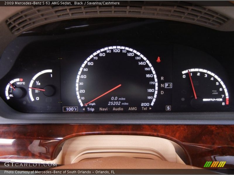 Black / Savanna/Cashmere 2009 Mercedes-Benz S 63 AMG Sedan