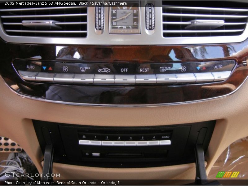 Black / Savanna/Cashmere 2009 Mercedes-Benz S 63 AMG Sedan