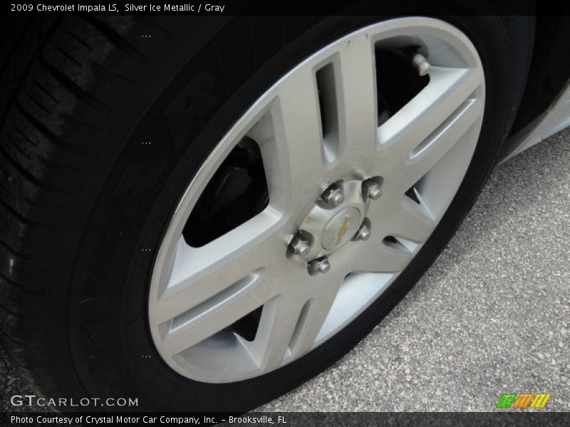 Silver Ice Metallic / Gray 2009 Chevrolet Impala LS