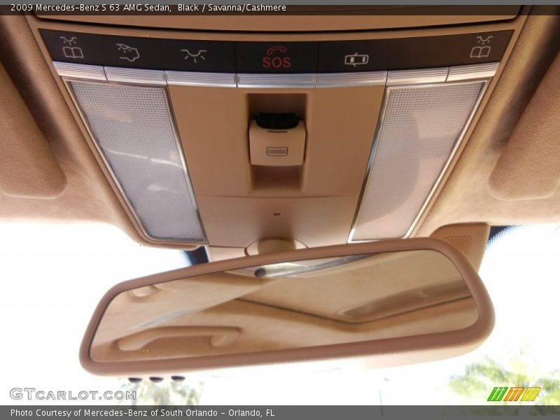 Black / Savanna/Cashmere 2009 Mercedes-Benz S 63 AMG Sedan