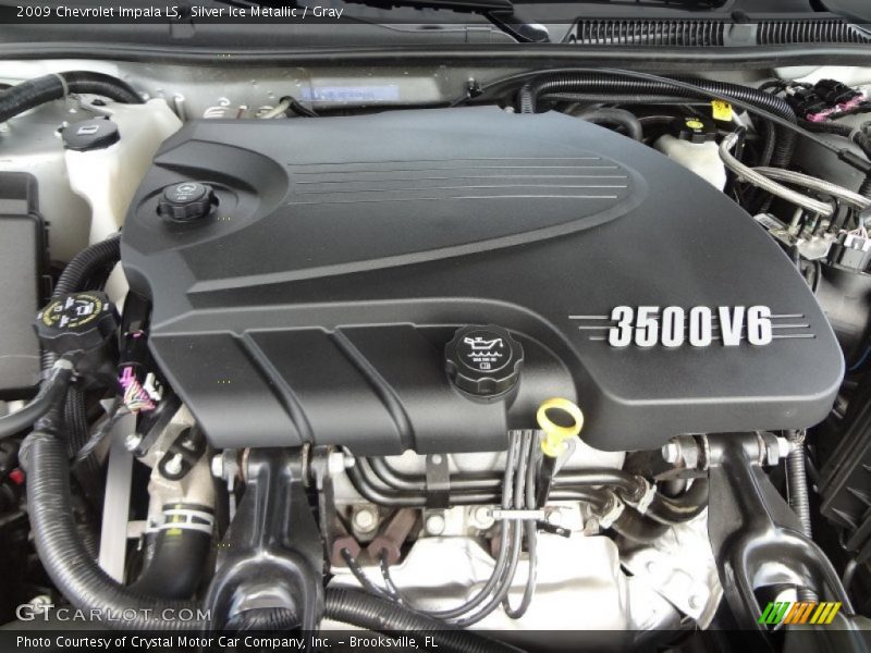Silver Ice Metallic / Gray 2009 Chevrolet Impala LS
