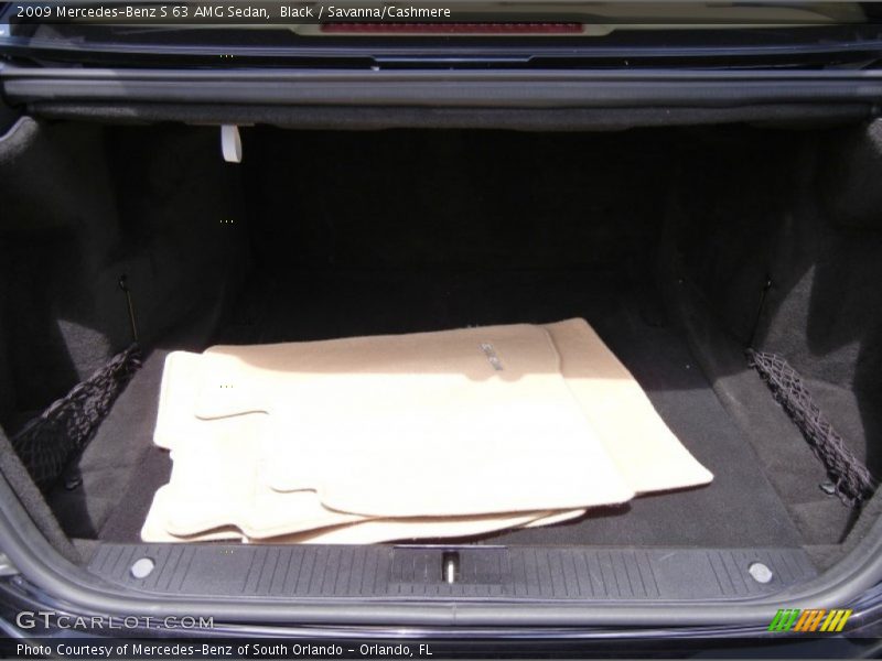 Black / Savanna/Cashmere 2009 Mercedes-Benz S 63 AMG Sedan