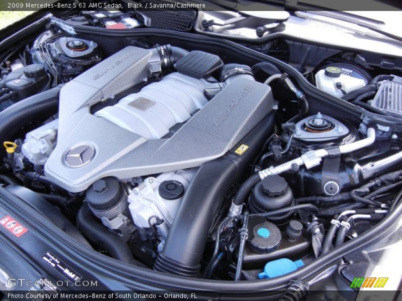 Black / Savanna/Cashmere 2009 Mercedes-Benz S 63 AMG Sedan