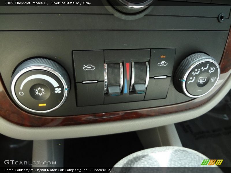 Silver Ice Metallic / Gray 2009 Chevrolet Impala LS