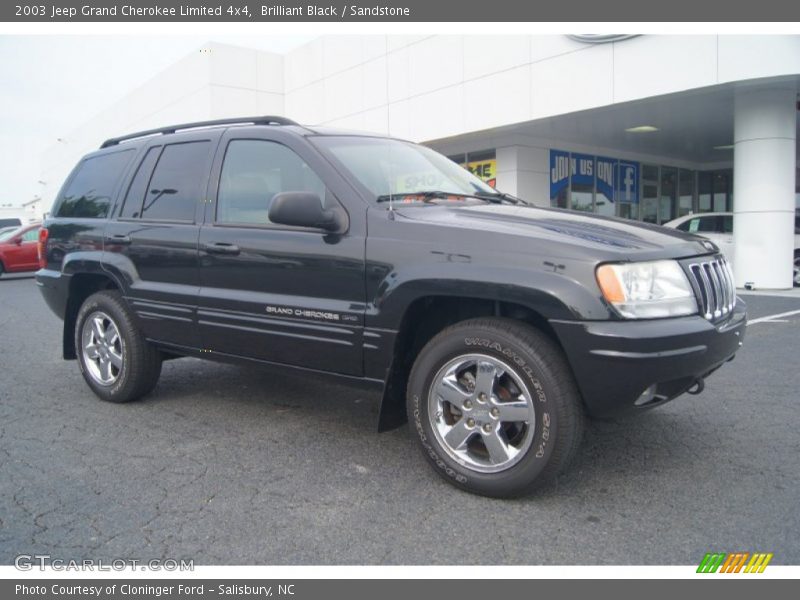 Brilliant Black / Sandstone 2003 Jeep Grand Cherokee Limited 4x4