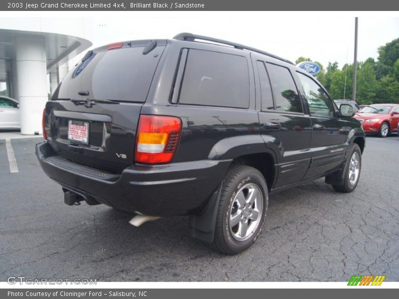 Brilliant Black / Sandstone 2003 Jeep Grand Cherokee Limited 4x4