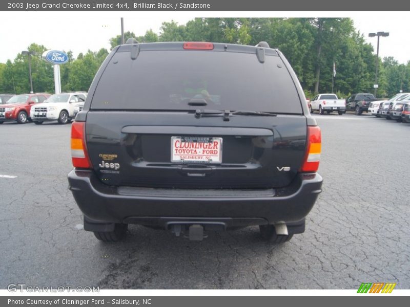 Brilliant Black / Sandstone 2003 Jeep Grand Cherokee Limited 4x4