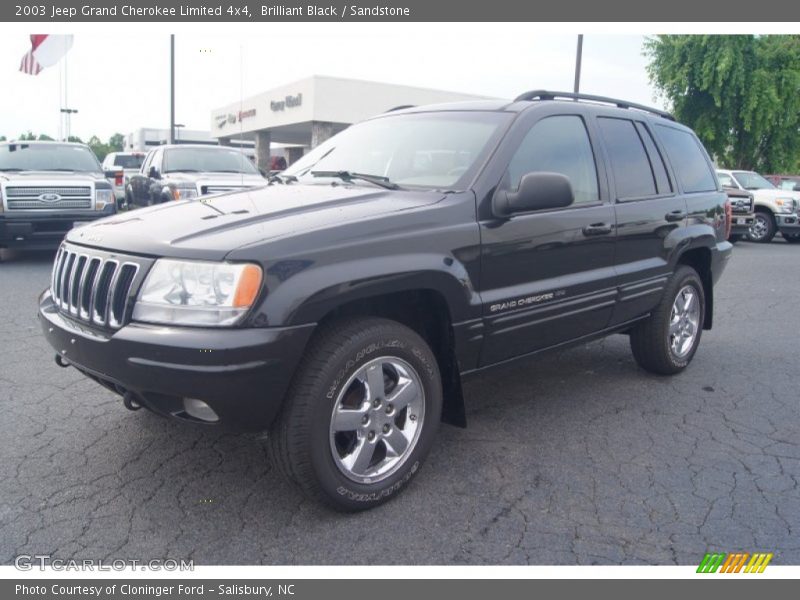 Brilliant Black / Sandstone 2003 Jeep Grand Cherokee Limited 4x4