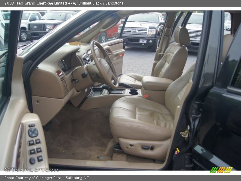 Brilliant Black / Sandstone 2003 Jeep Grand Cherokee Limited 4x4