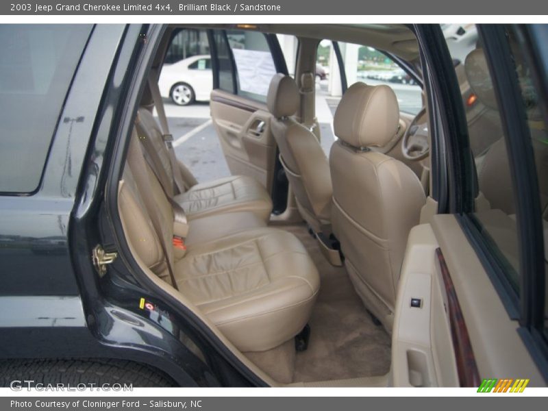 Brilliant Black / Sandstone 2003 Jeep Grand Cherokee Limited 4x4