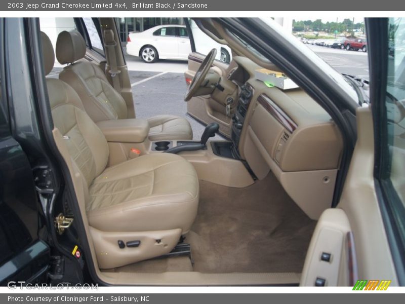 Brilliant Black / Sandstone 2003 Jeep Grand Cherokee Limited 4x4