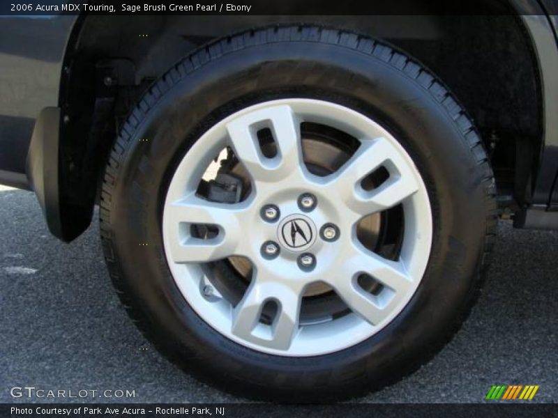 Sage Brush Green Pearl / Ebony 2006 Acura MDX Touring