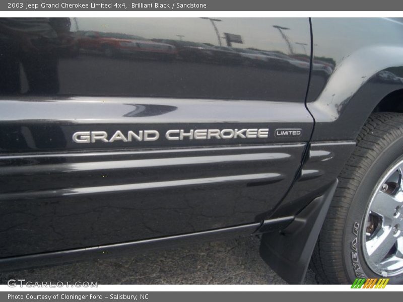 Brilliant Black / Sandstone 2003 Jeep Grand Cherokee Limited 4x4