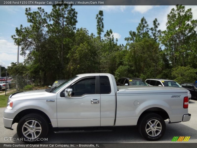 Silver Metallic / Medium/Dark Flint 2008 Ford F150 STX Regular Cab