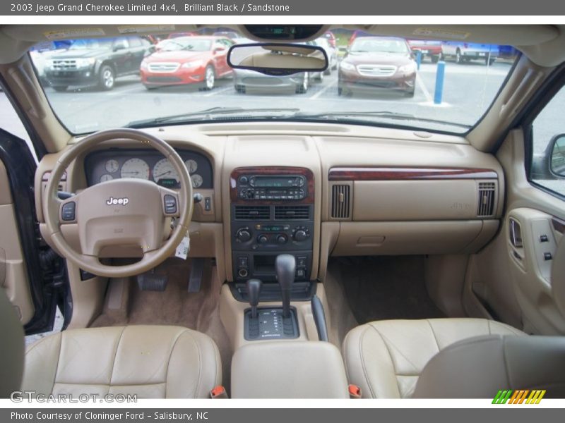 Brilliant Black / Sandstone 2003 Jeep Grand Cherokee Limited 4x4