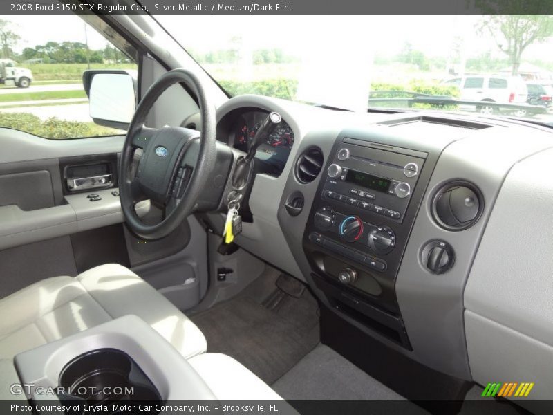 Silver Metallic / Medium/Dark Flint 2008 Ford F150 STX Regular Cab