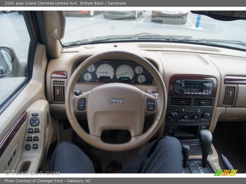 Brilliant Black / Sandstone 2003 Jeep Grand Cherokee Limited 4x4