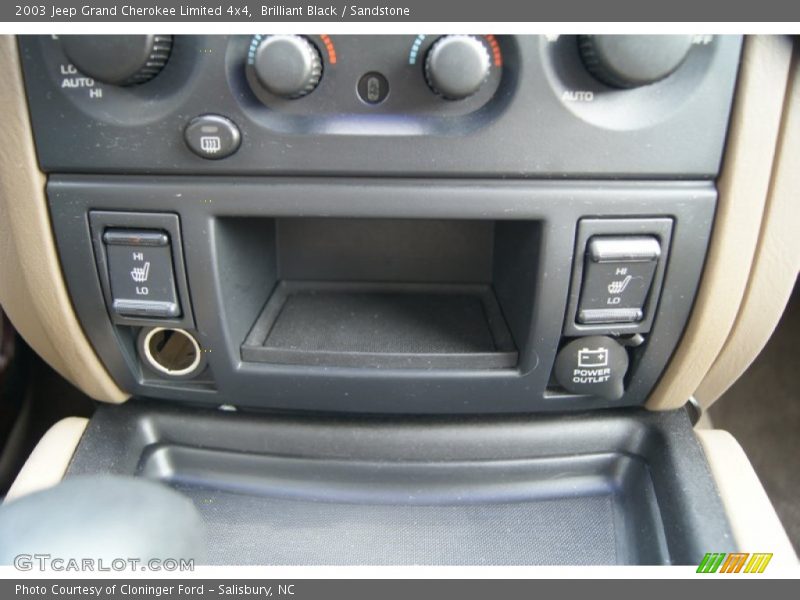 Brilliant Black / Sandstone 2003 Jeep Grand Cherokee Limited 4x4