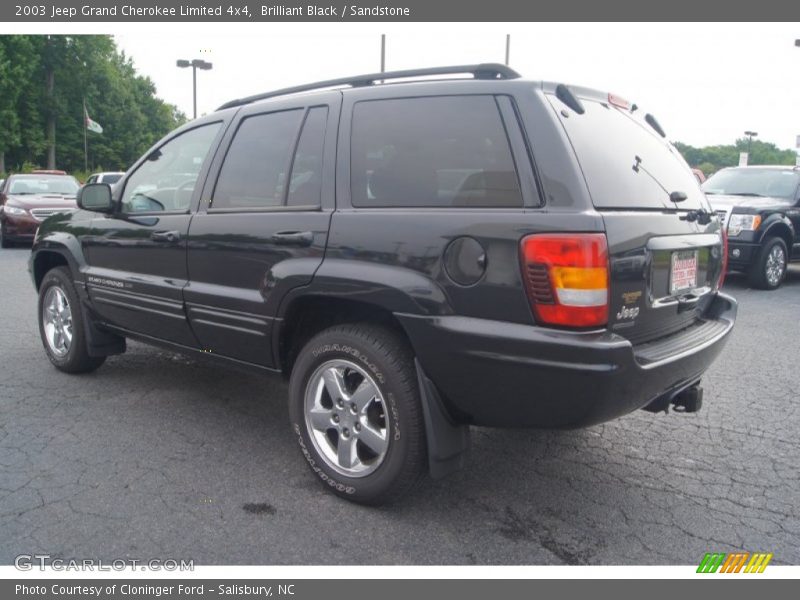 Brilliant Black / Sandstone 2003 Jeep Grand Cherokee Limited 4x4