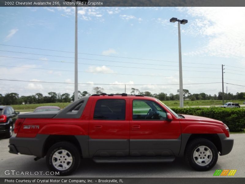 Victory Red / Graphite 2002 Chevrolet Avalanche Z66