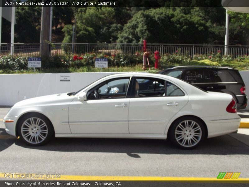 Arctic White / Cashmere 2007 Mercedes-Benz E 350 Sedan