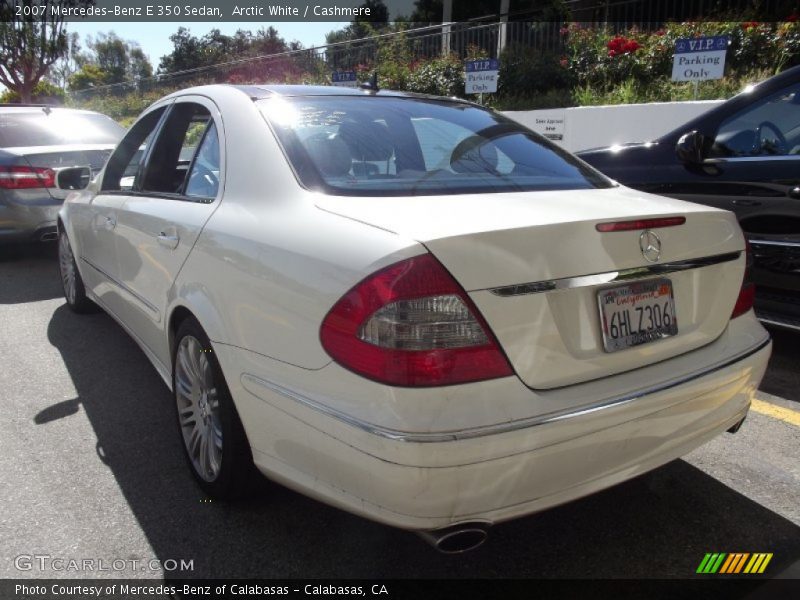 Arctic White / Cashmere 2007 Mercedes-Benz E 350 Sedan