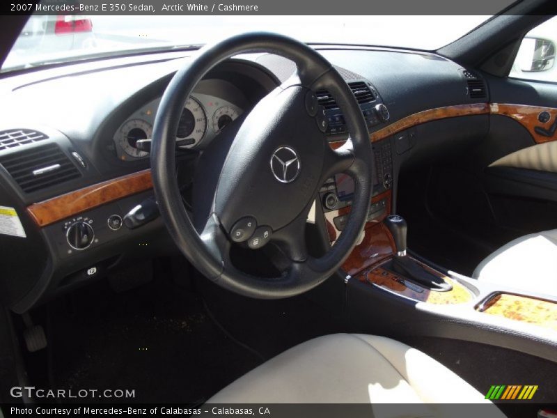Arctic White / Cashmere 2007 Mercedes-Benz E 350 Sedan