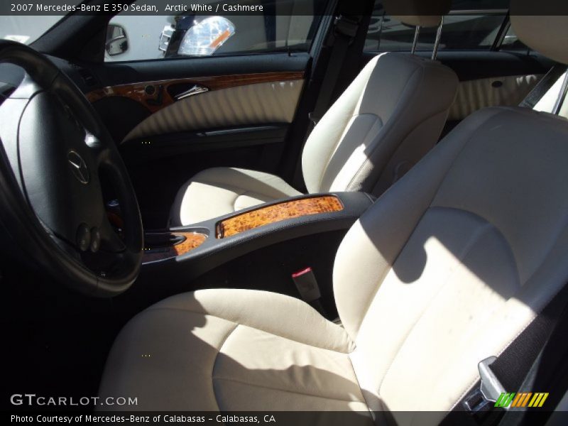 Arctic White / Cashmere 2007 Mercedes-Benz E 350 Sedan