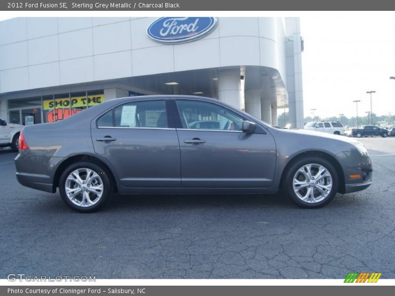 Sterling Grey Metallic / Charcoal Black 2012 Ford Fusion SE