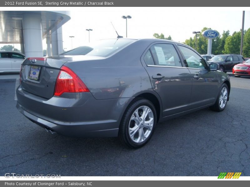 Sterling Grey Metallic / Charcoal Black 2012 Ford Fusion SE