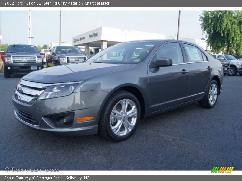 Sterling Grey Metallic / Charcoal Black 2012 Ford Fusion SE