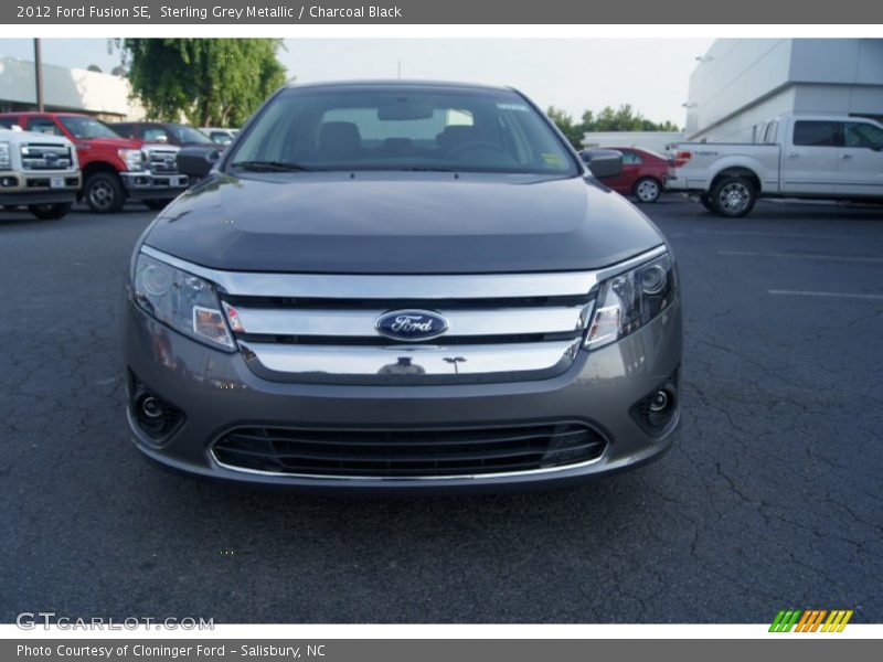 Sterling Grey Metallic / Charcoal Black 2012 Ford Fusion SE