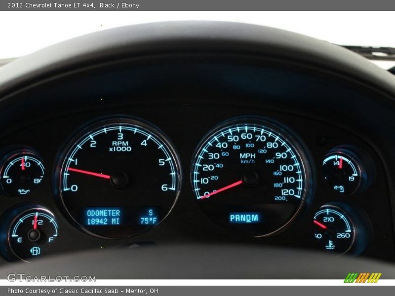 Black / Ebony 2012 Chevrolet Tahoe LT 4x4