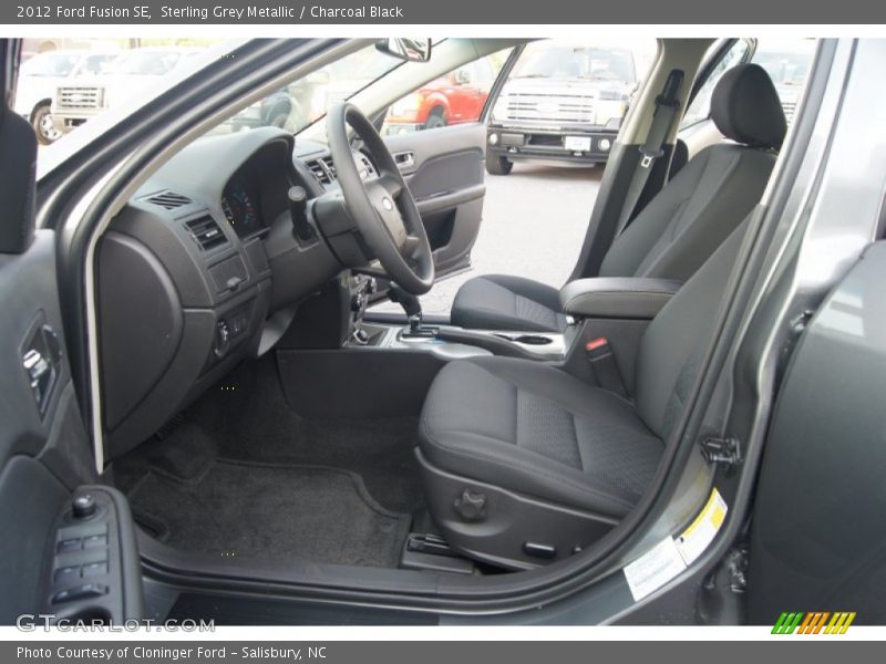 Sterling Grey Metallic / Charcoal Black 2012 Ford Fusion SE