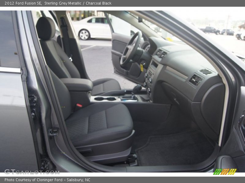Sterling Grey Metallic / Charcoal Black 2012 Ford Fusion SE