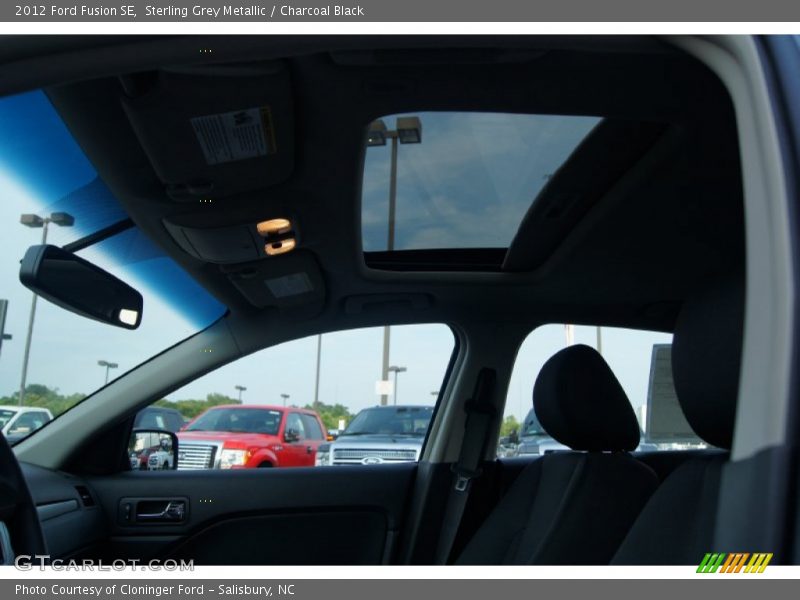 Sterling Grey Metallic / Charcoal Black 2012 Ford Fusion SE