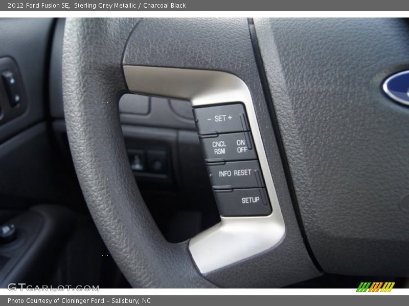 Sterling Grey Metallic / Charcoal Black 2012 Ford Fusion SE