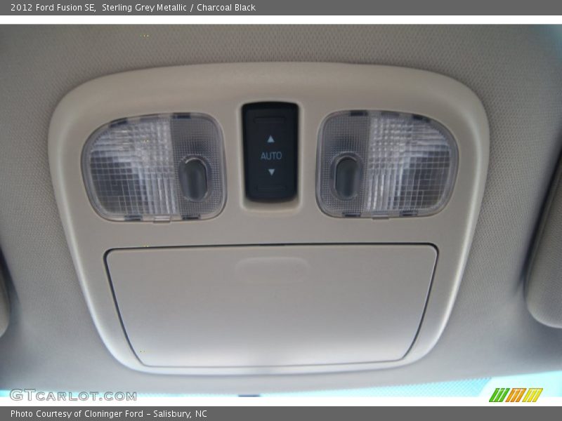 Sterling Grey Metallic / Charcoal Black 2012 Ford Fusion SE
