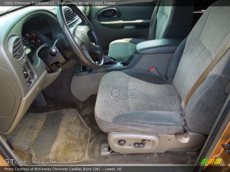 Sandalwood Metallic / Dark Pewter 2002 Chevrolet TrailBlazer LT