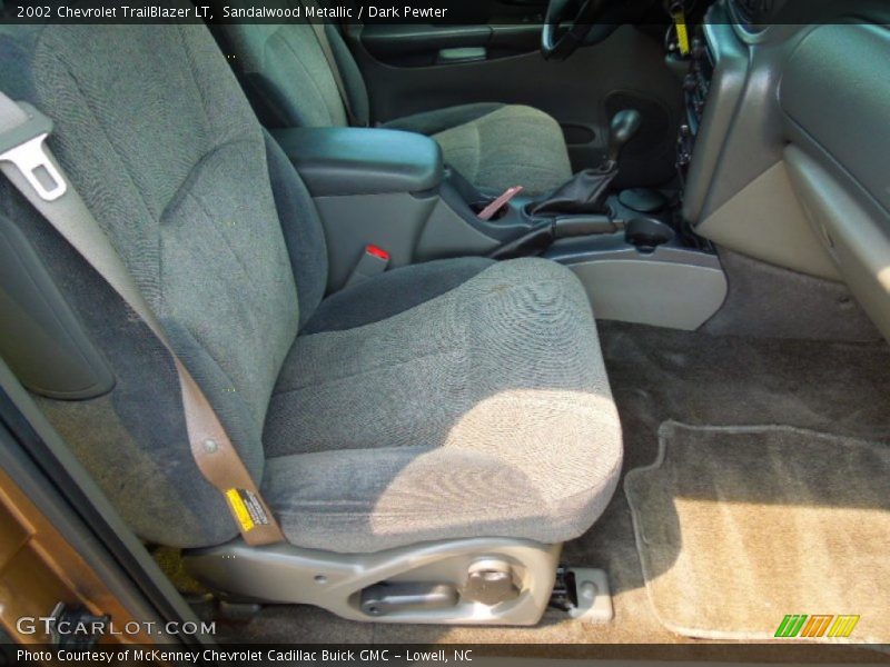 Sandalwood Metallic / Dark Pewter 2002 Chevrolet TrailBlazer LT