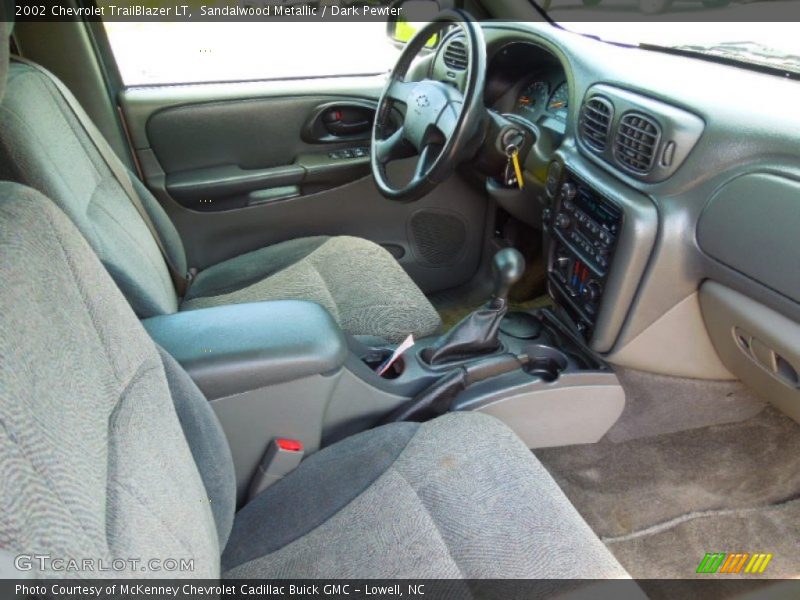 Sandalwood Metallic / Dark Pewter 2002 Chevrolet TrailBlazer LT