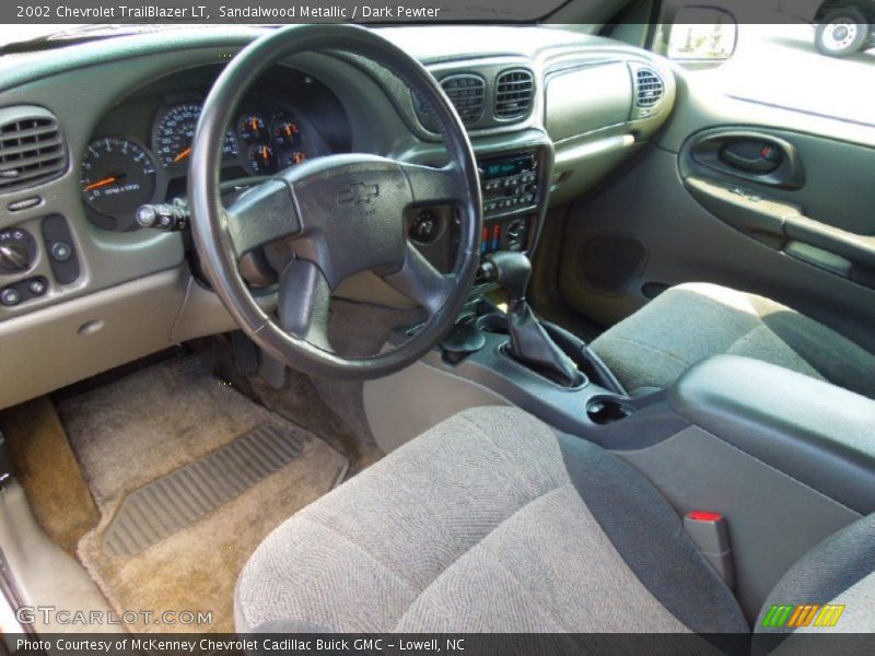 Dark Pewter Interior - 2002 TrailBlazer LT 
