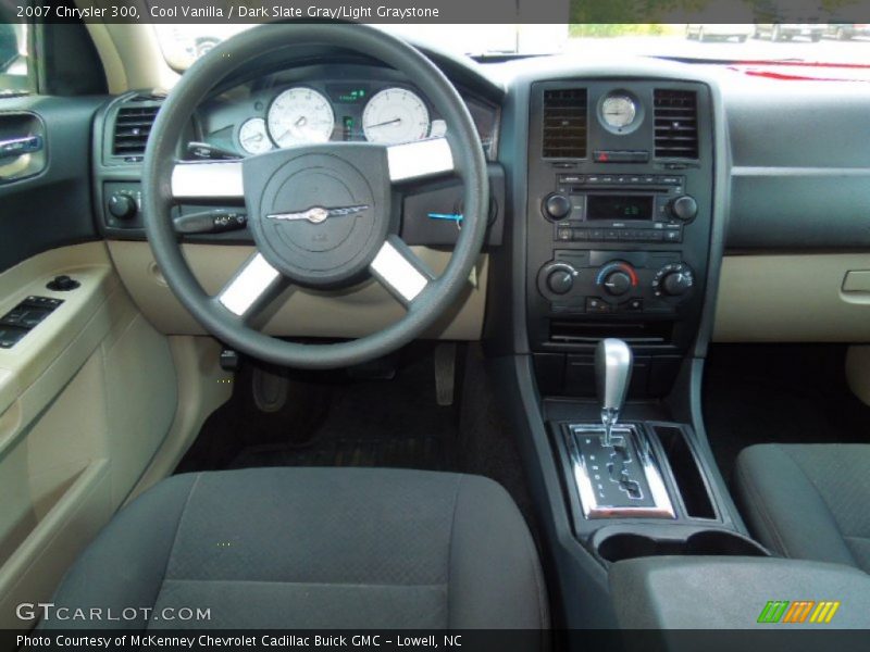 Cool Vanilla / Dark Slate Gray/Light Graystone 2007 Chrysler 300