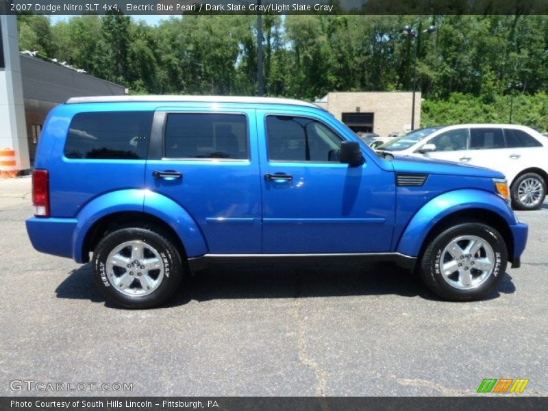Electric Blue Pearl / Dark Slate Gray/Light Slate Gray 2007 Dodge Nitro SLT 4x4